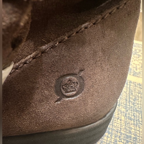 BORN NIB Brown KENYA Boots Leather Dark Brown (Castagno) Size 9.5M Distressed - Picture 12 of 14